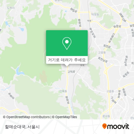 할매순대국 지도