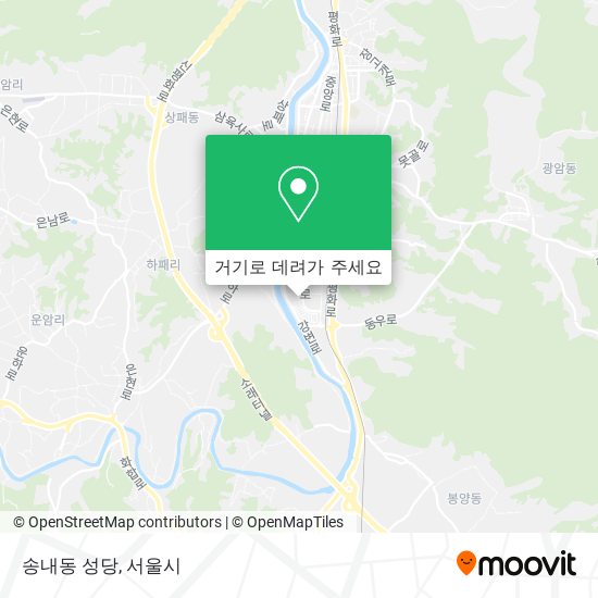 송내동 성당 지도