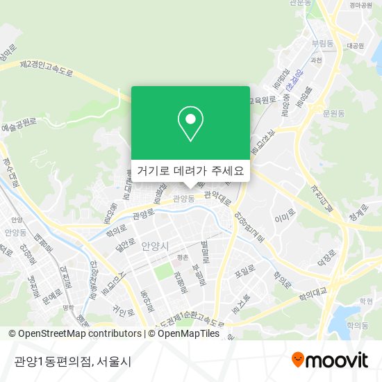 관양1동편의점 지도