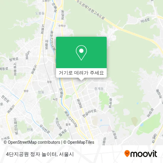 4단지공원 정자 놀이터 지도