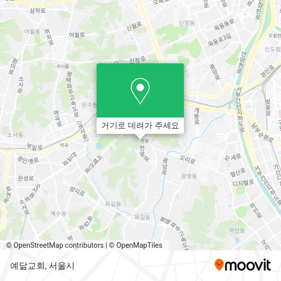 예닮교회 지도
