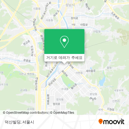덕산빌딩 지도