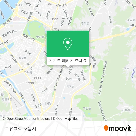 구유교회 지도