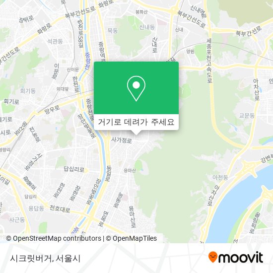 시크릿버거 지도