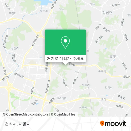 천석사 지도