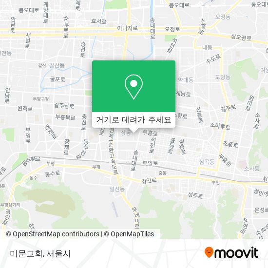 미문교회 지도