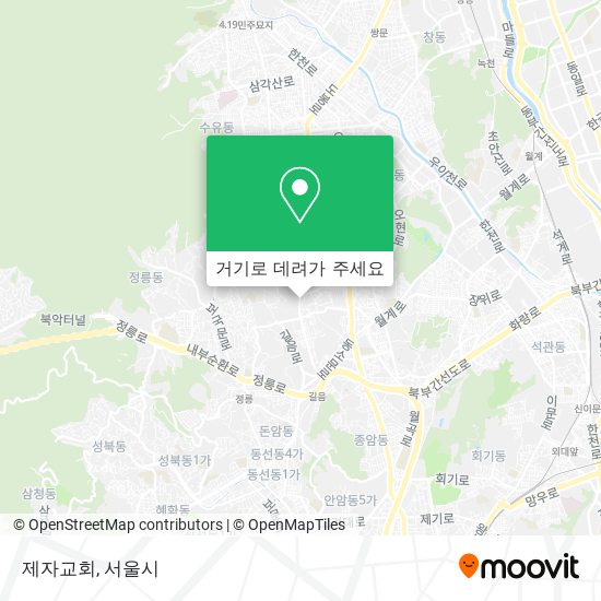 제자교회 지도