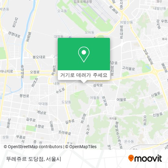 뚜레쥬르 도당점 지도