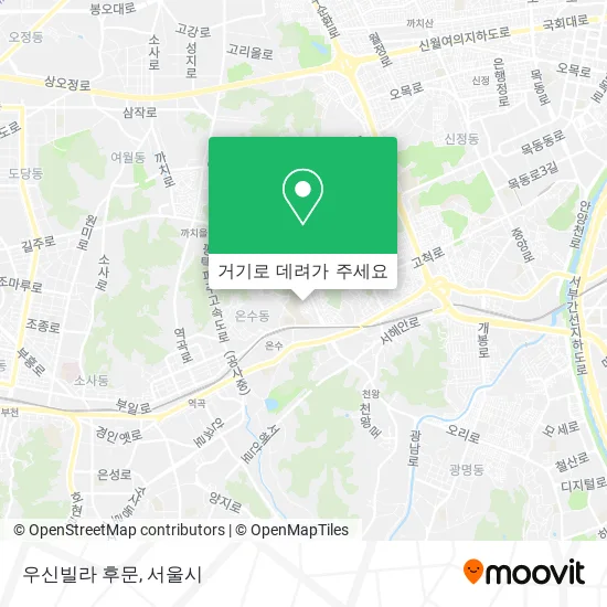 우신빌라 후문 지도
