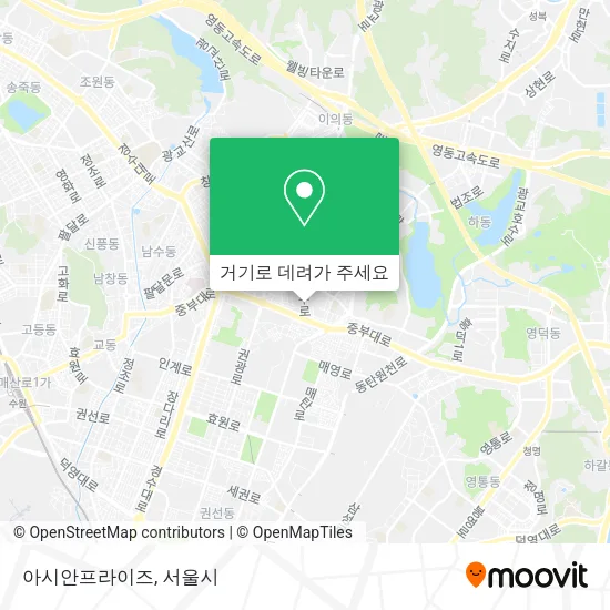아시안프라이즈 지도