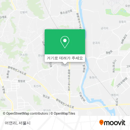 어연리 지도
