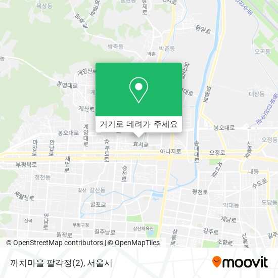 까치마을 팔각정(2) 지도