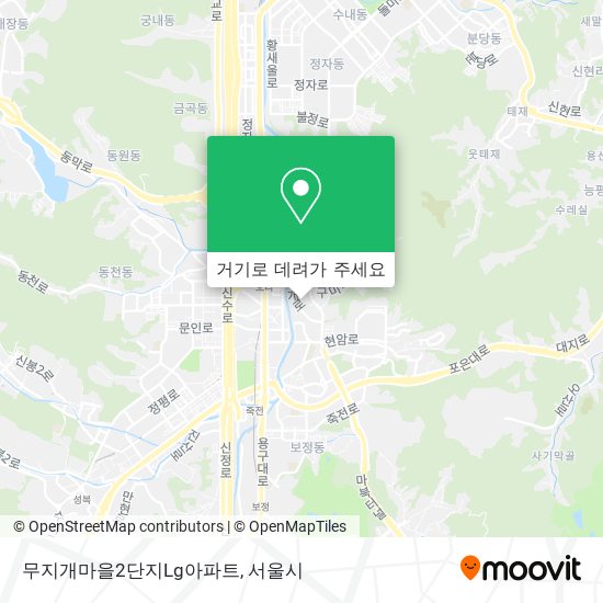 무지개마을2단지Lg아파트 지도