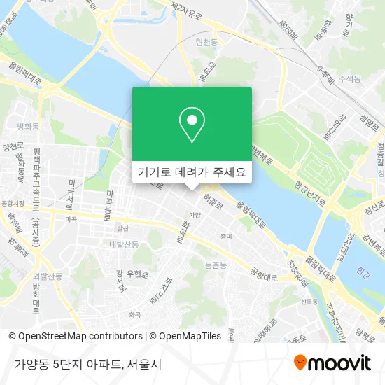 가양동 5단지 아파트 지도