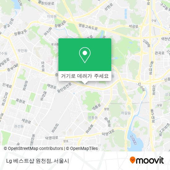 Lg 베스트샵 원천점 지도