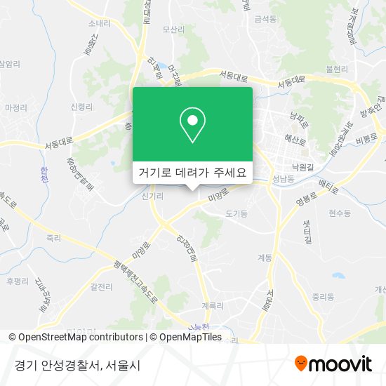 경기 안성경찰서 지도