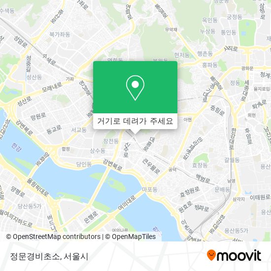 정문경비초소 지도