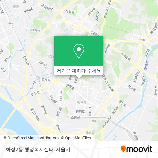 화정2동 행정복지센터 지도
