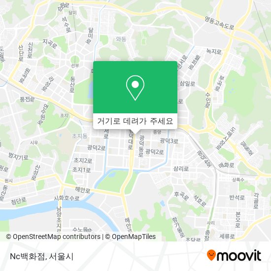 Nc백화점 지도
