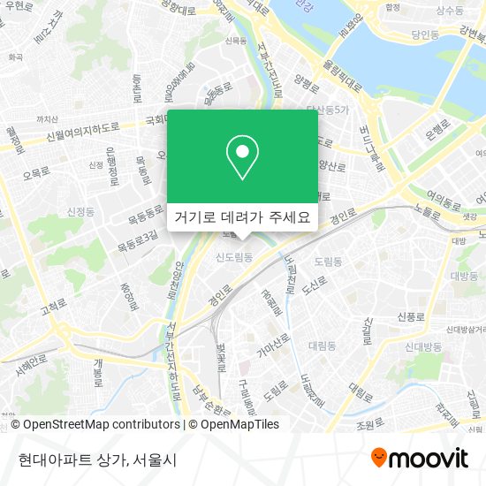 현대아파트 상가 지도