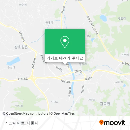 기산아파트 지도