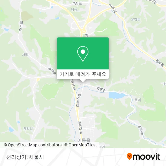 천리상가 지도