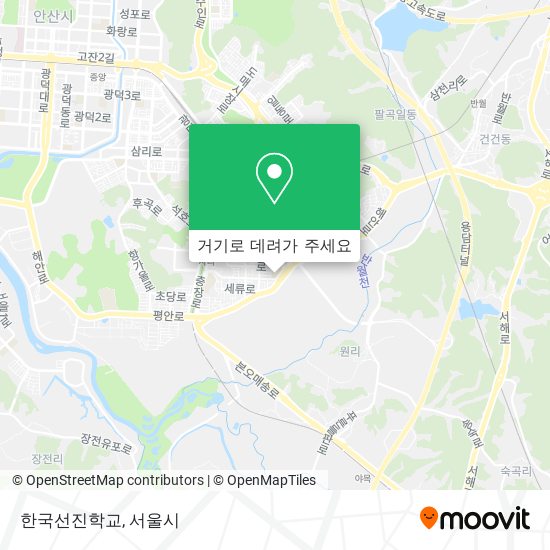 한국선진학교 지도