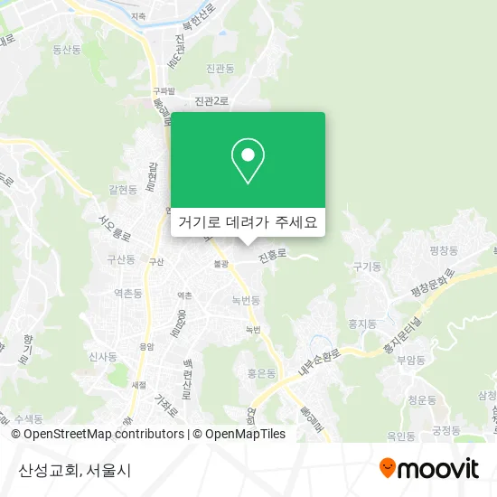 산성교회 지도