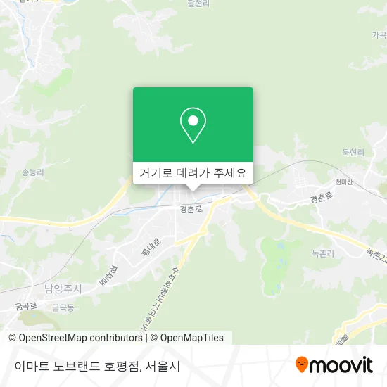 이마트 노브랜드 호평점 지도