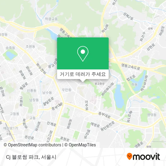 Cj 블로썸 파크 지도