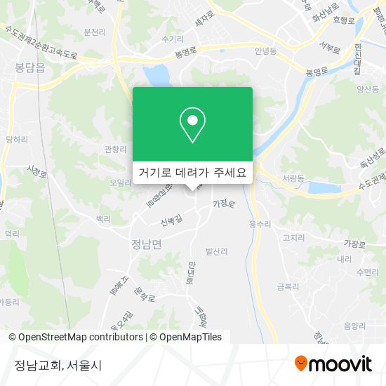 정남교회 지도