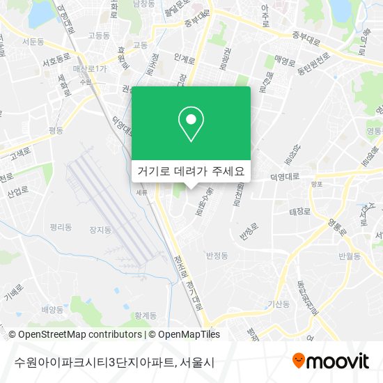 수원아이파크시티3단지아파트 지도