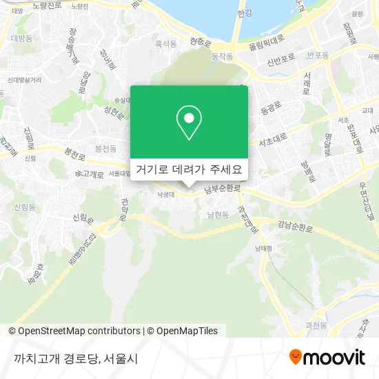 까치고개 경로당 지도