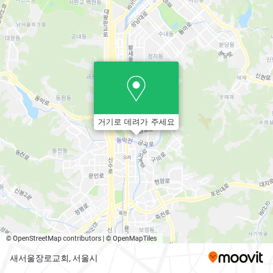 새서울장로교회 지도