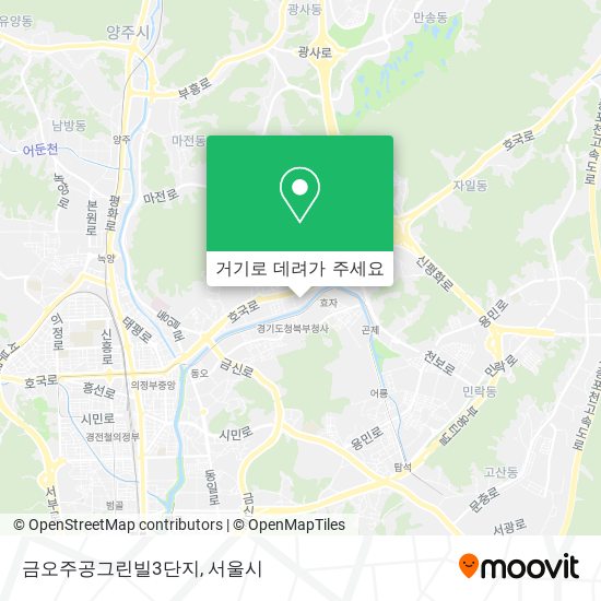 금오주공그린빌3단지 지도