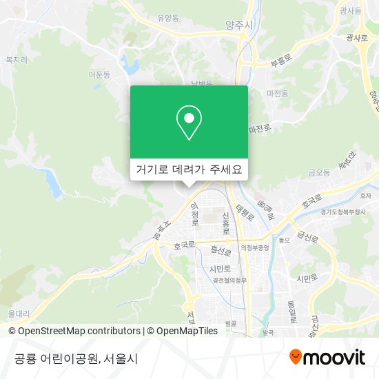 공룡 어린이공원 지도