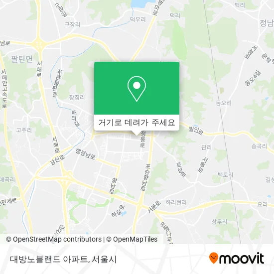 대방노블랜드 아파트 지도
