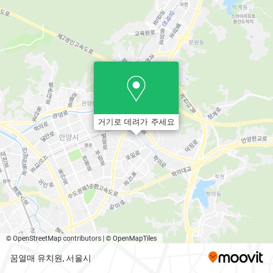 꿈열매 유치원 지도