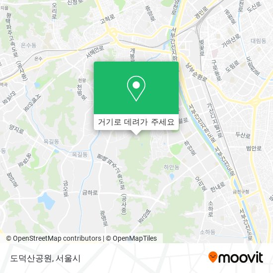 도덕산공원 지도