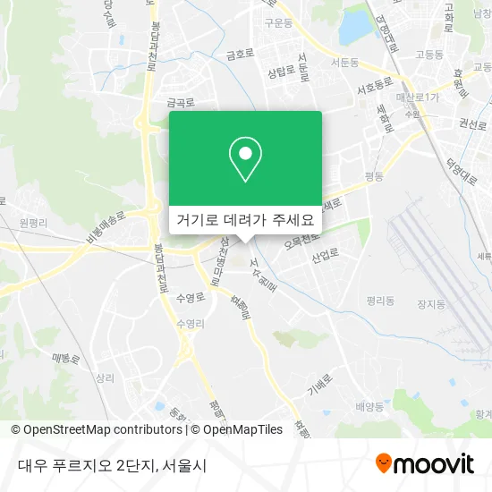 대우 푸르지오 2단지 지도
