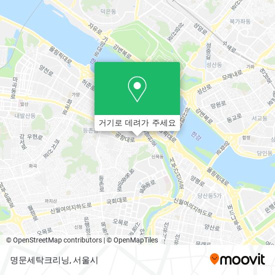 명문세탁크리닝 지도