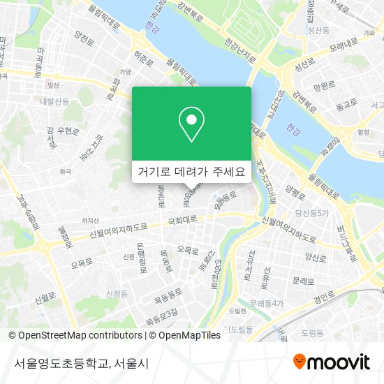 서울영도초등학교 지도