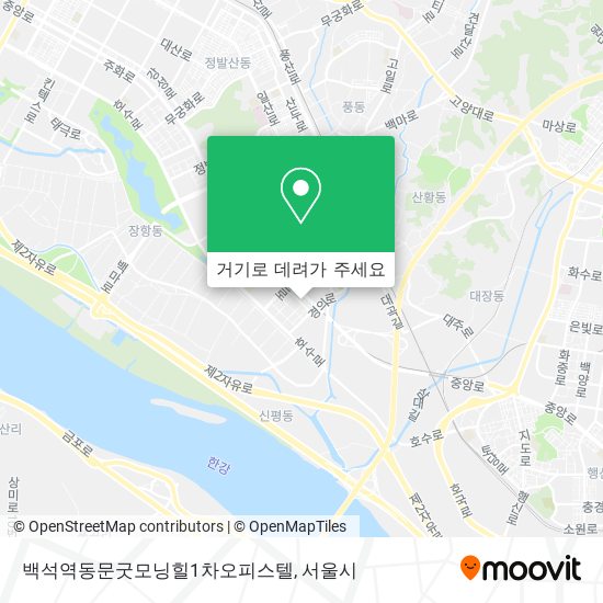 백석역동문굿모닝힐1차오피스텔 지도