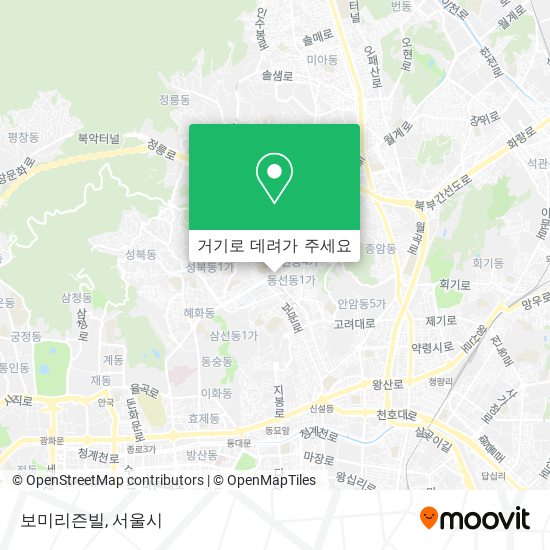 보미리즌빌 지도