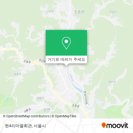 현4리마을회관 지도