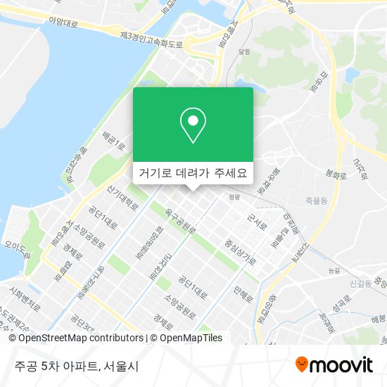 주공 5차 아파트 지도