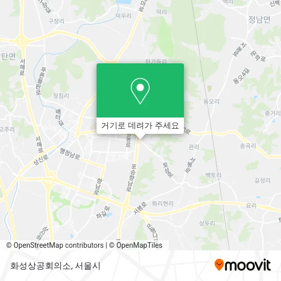 화성상공회의소 지도