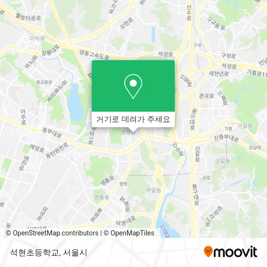 석현초등학교 지도