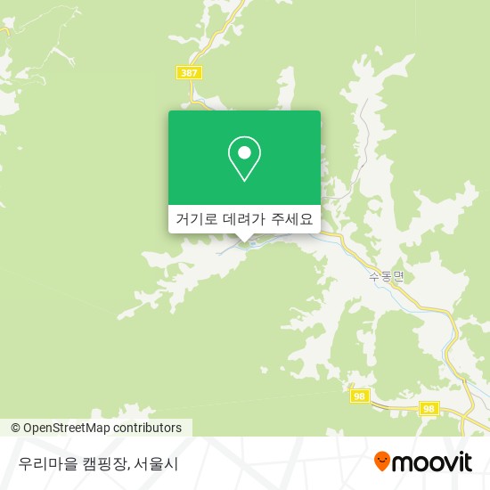 우리마을 캠핑장 지도