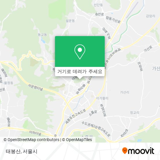 태봉산 지도